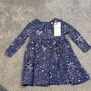 Joules Hampton Sky Star Kids Dress